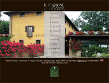 Tablet Screenshot of ilpianone.it